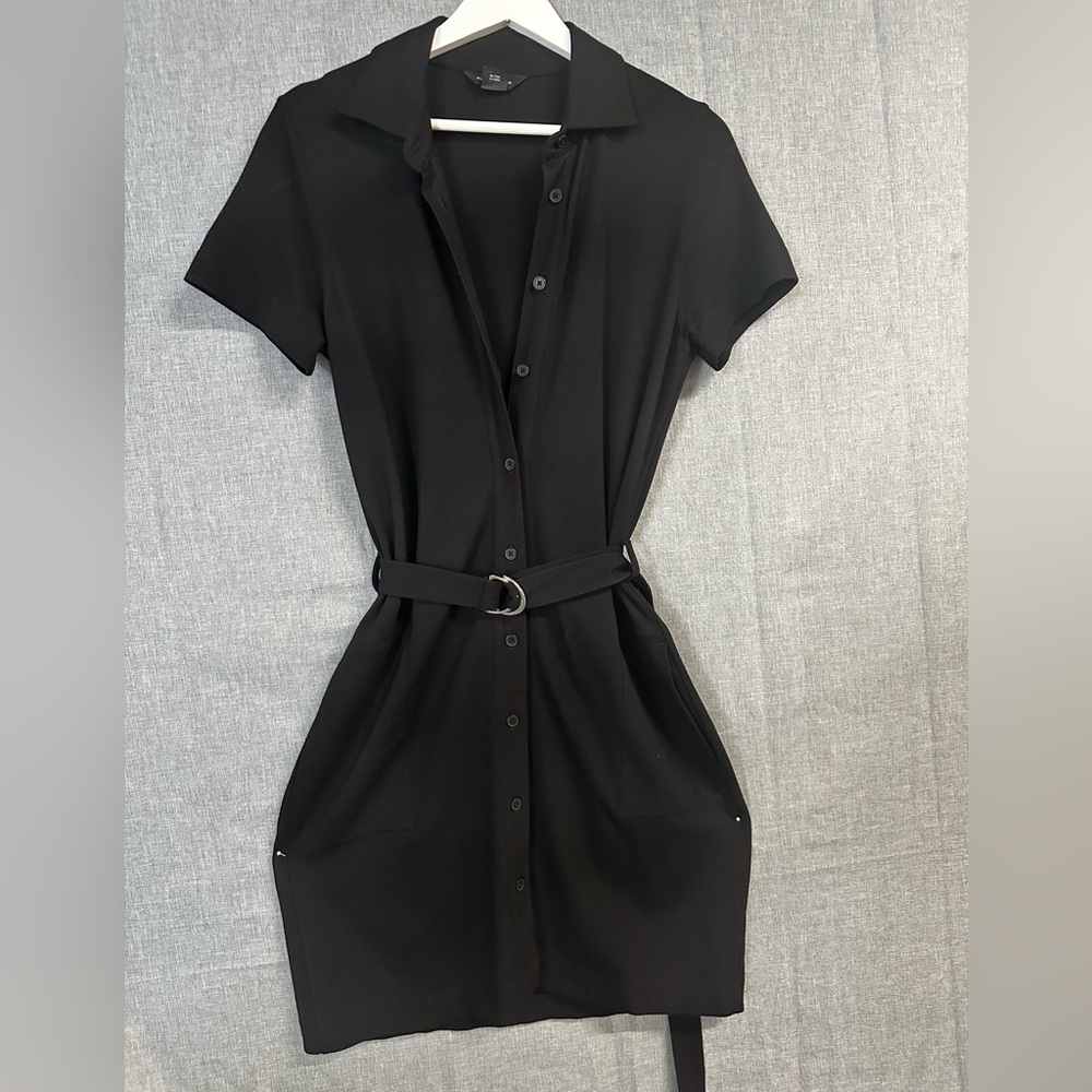 Black Button-up Dress